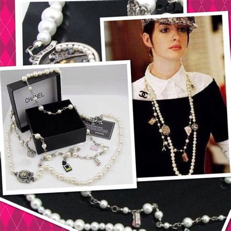 replica chanel necklace devil wears prada|devil wears prada makeover scene.